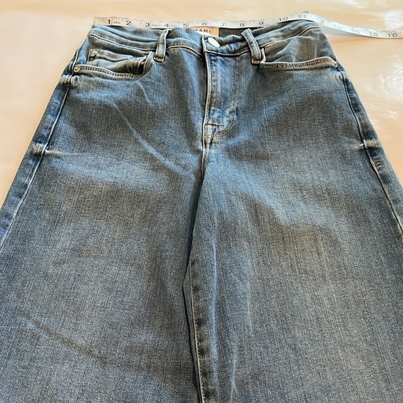 Frame Denim Le Palazzo Crop High Rise Size 26 - Picture 4 of 16